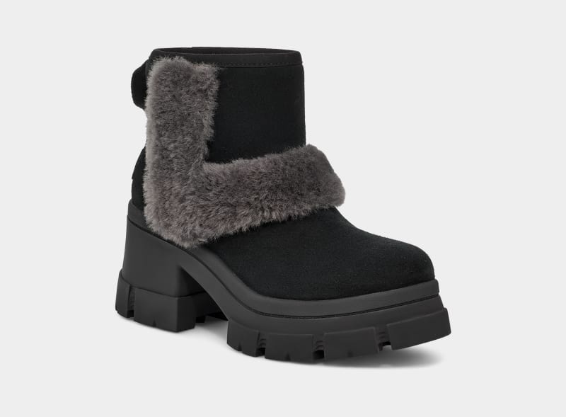 Black Ugg Brooklyn Sunburst Women's Winter Boots | South Africa-1539762