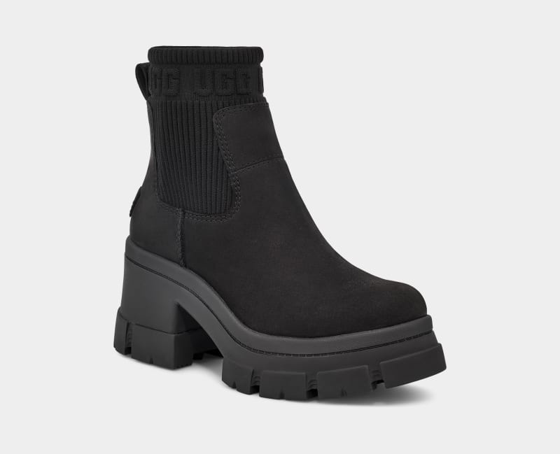 Black Ugg Brooklyn Women's Chelsea Boots | South Africa-0341962