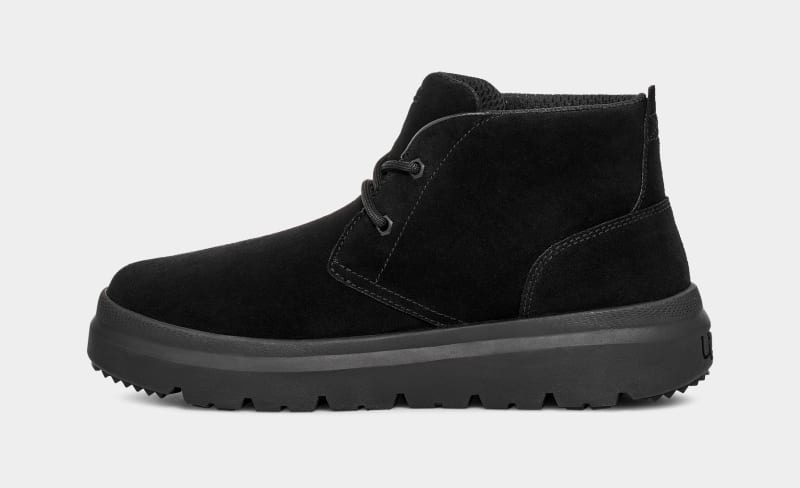 Black Ugg Burleigh Chukka Men's Sneakers | South Africa-2853109