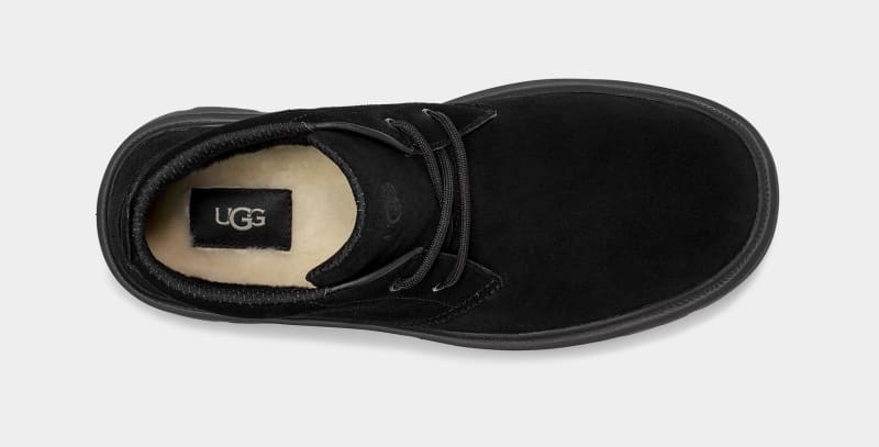 Black Ugg Burleigh Chukka Men's Sneakers | South Africa-2853109