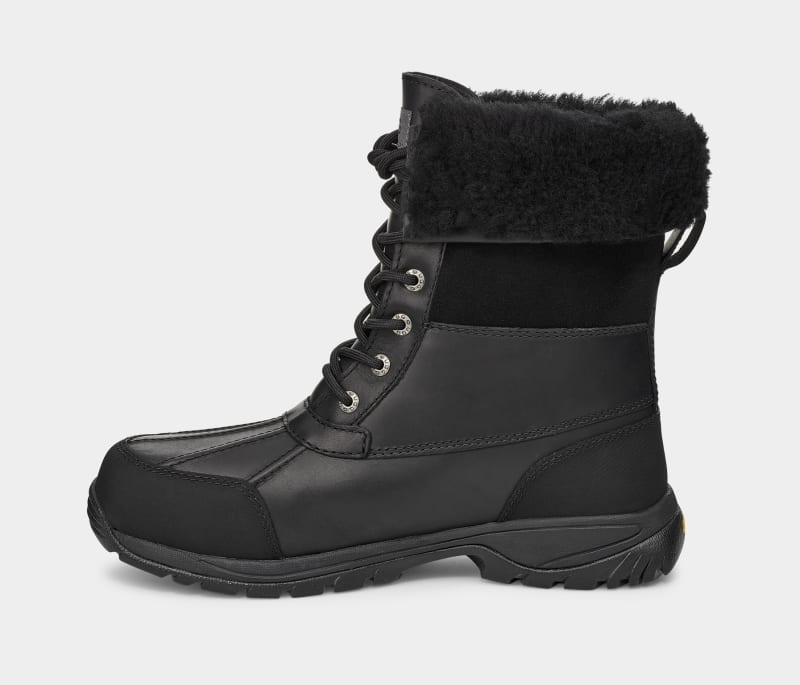 Black Ugg Butte Men's Boots | South Africa-4152893