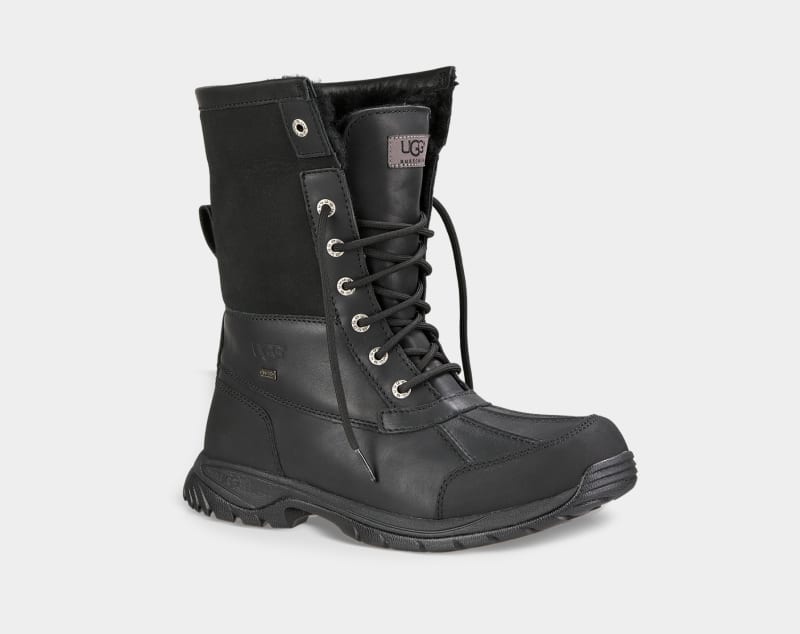 Black Ugg Butte Men's Boots | South Africa-4152893