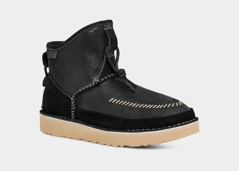 Black Ugg Campfire Crafted Regenerate Men's Boots | South Africa-9728645