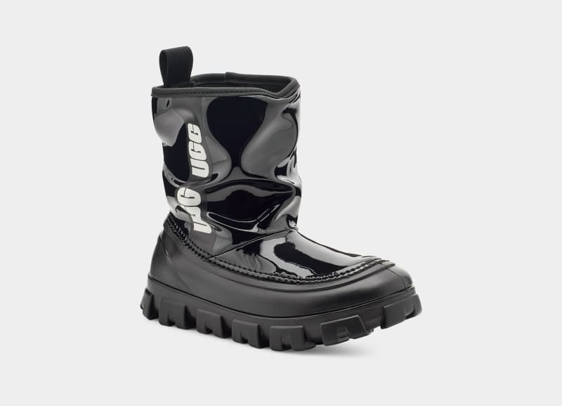 Black Ugg Classic Brellah Mini Kids' Boots | South Africa-2098374