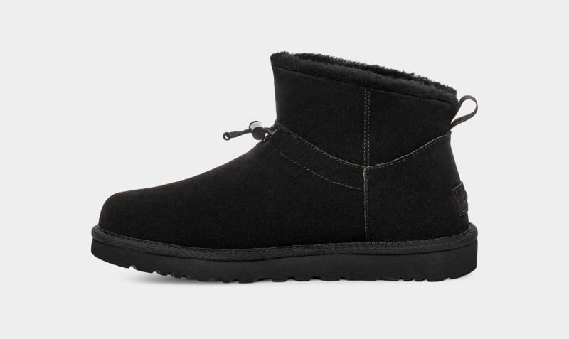 Black Ugg Classic Mini Toggler Women's Boots | South Africa-5172304