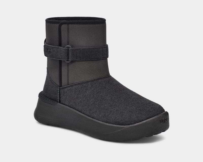 Black Ugg Classic S Men's Boots | South Africa-9348761