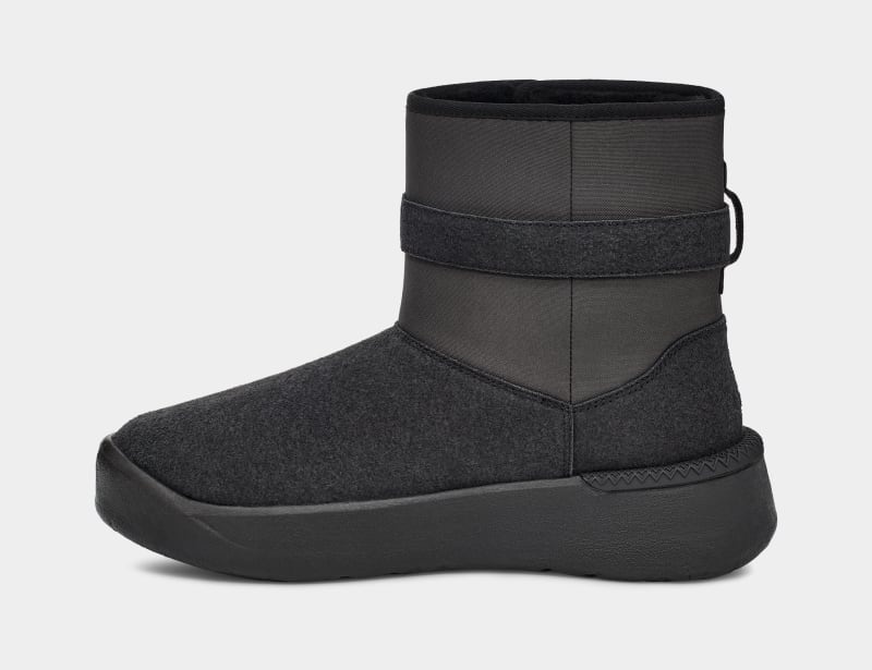 Black Ugg Classic S Men's Boots | South Africa-9348761