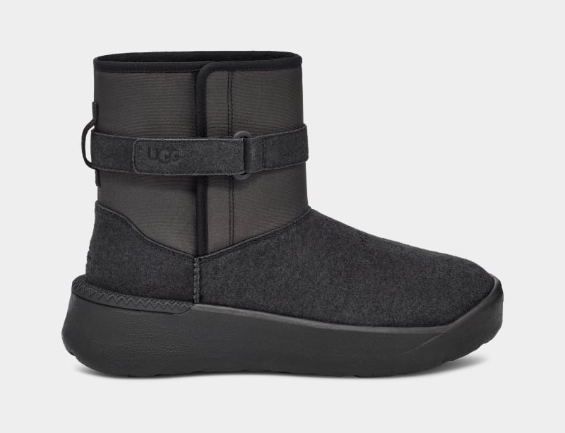 Black Ugg Classic S Men\'s Boots | South Africa-9348761