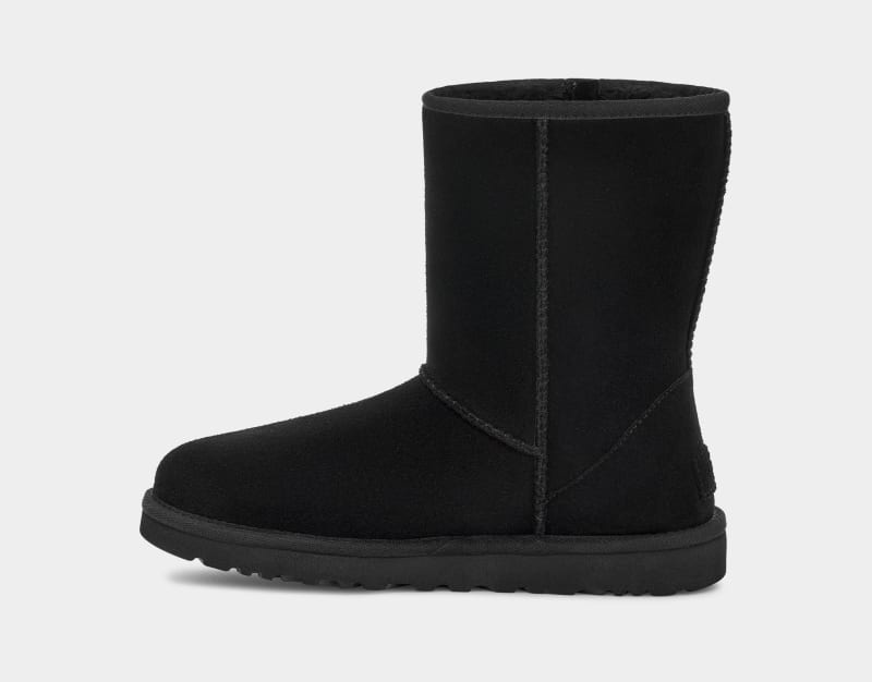 Black Ugg Classic Short Bailey Zip Women's Boots | South Africa-4528170