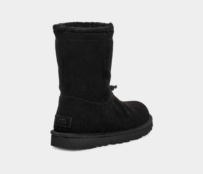 Black Ugg Classic Short Toggler Women's Winter Boots | South Africa-2078451