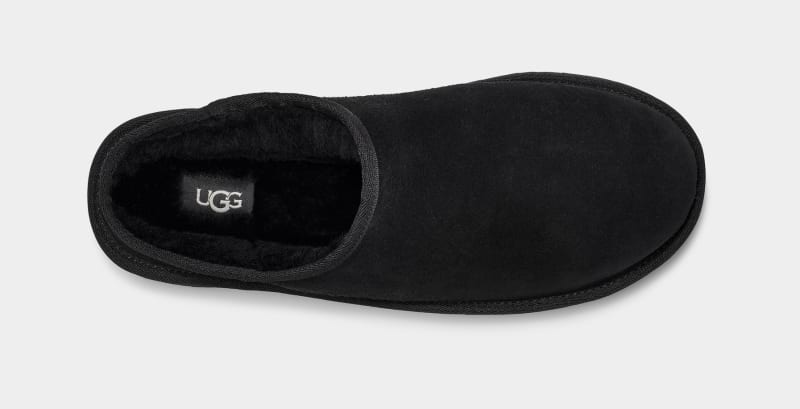 Black Ugg Classic Slip-On Men's Slippers | South Africa-5812473