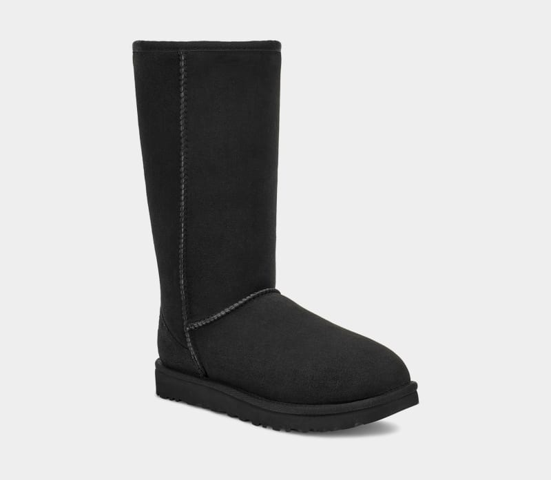 Black Ugg Classic Tall Ii Women's Boots | South Africa-6305194