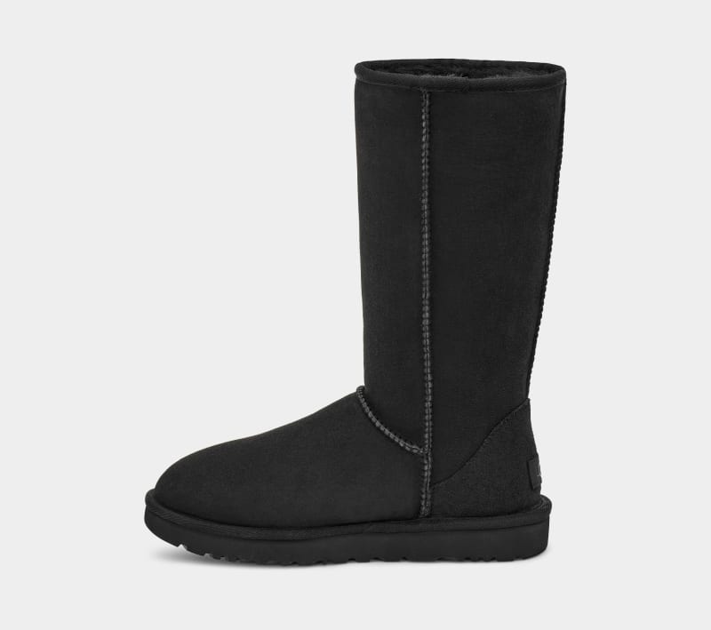 Black Ugg Classic Tall Ii Women's Boots | South Africa-6305194