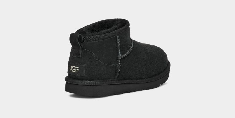 Black Ugg Classic Ultra Mini Kids' Boots | South Africa-7549810