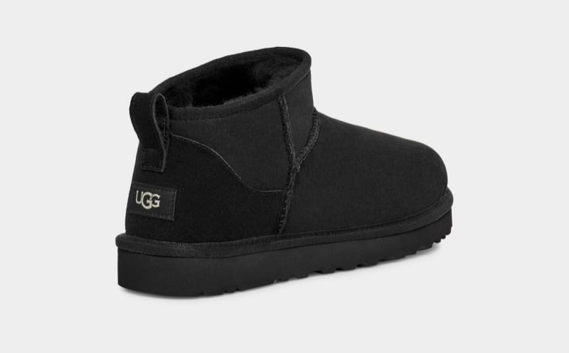 Black Ugg Classic Ultra Mini Men's Boots | South Africa-5042817