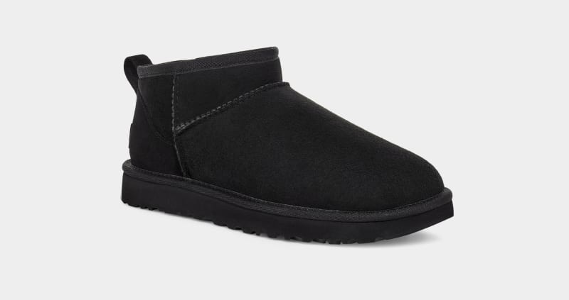 Black Ugg Classic Ultra Mini Women's Boots | South Africa-8250719