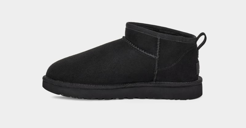 Black Ugg Classic Ultra Mini Women's Boots | South Africa-8250719