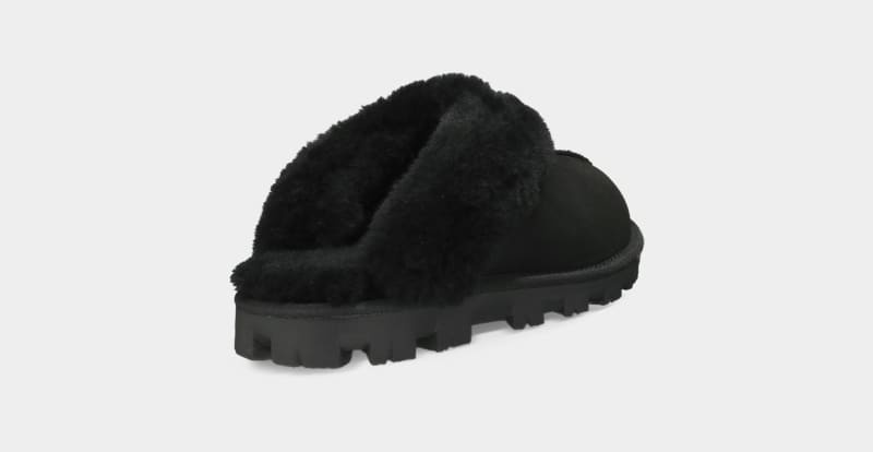 Black Ugg Coquette Women's Slippers | South Africa-6215498