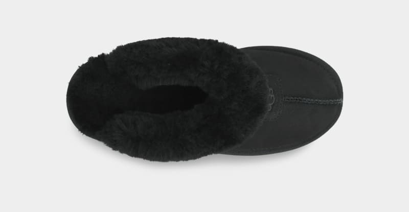 Black Ugg Coquette Women's Slippers | South Africa-6215498