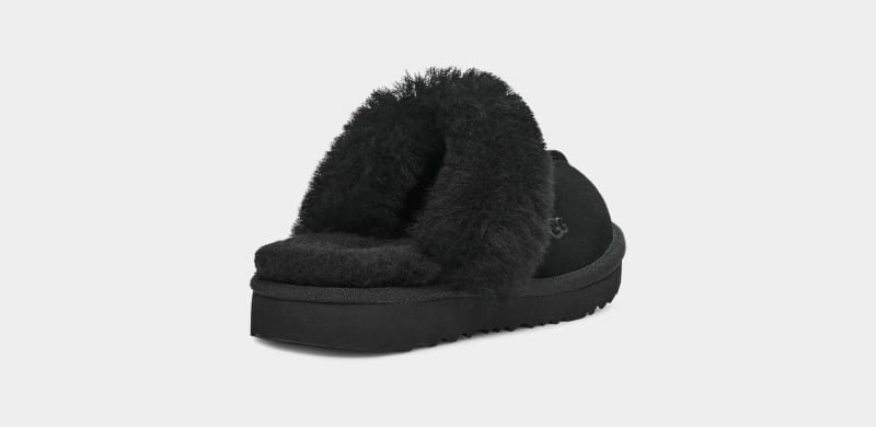 Black Ugg Cozy Ii Kids' Slippers | South Africa-0524189