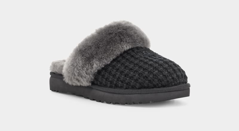 Black Ugg Cozy Women's Slippers | South Africa-8640725