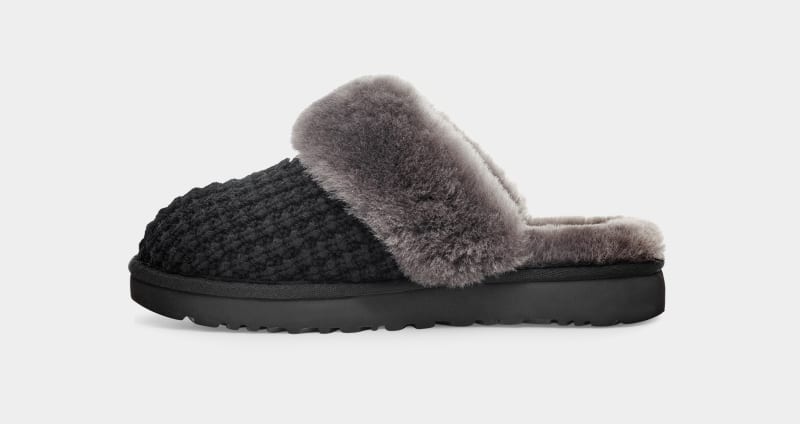 Black Ugg Cozy Women's Slippers | South Africa-8640725