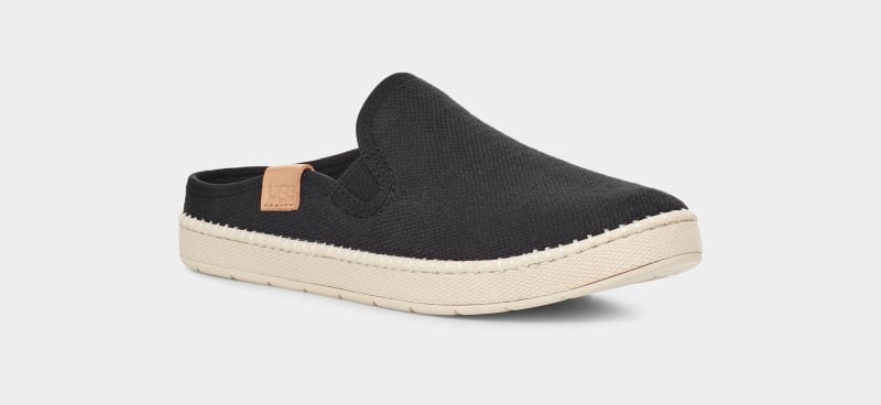 Black Ugg Delu Women's Sneakers | South Africa-7450196