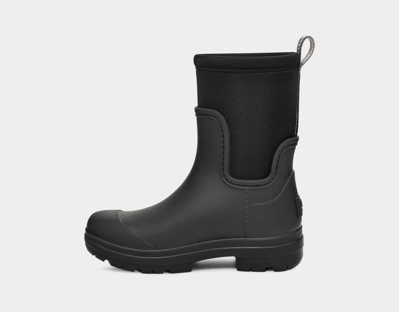 Black Ugg Droplet Mid Kids' Boots | South Africa-8692031