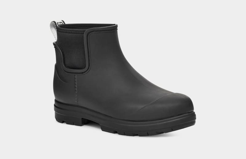 Black Ugg Droplet Women's Chelsea Boots | South Africa-3516872