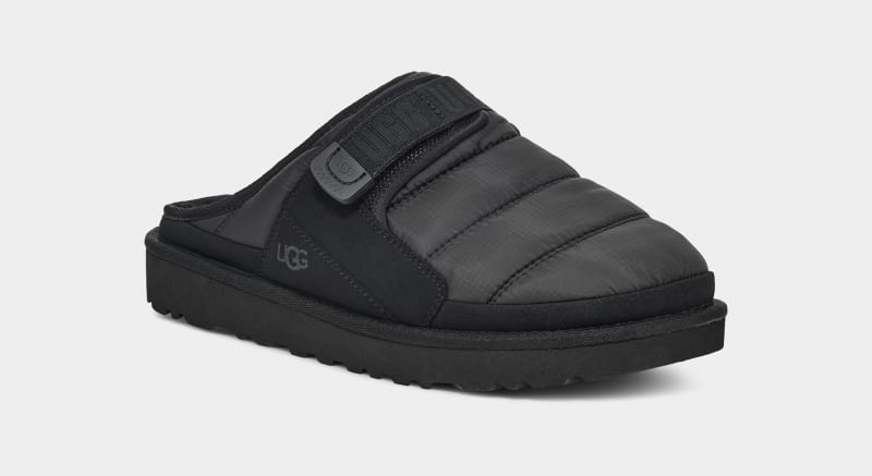 Black Ugg Dune Slip-On Lta Men's Slippers | South Africa-4650278