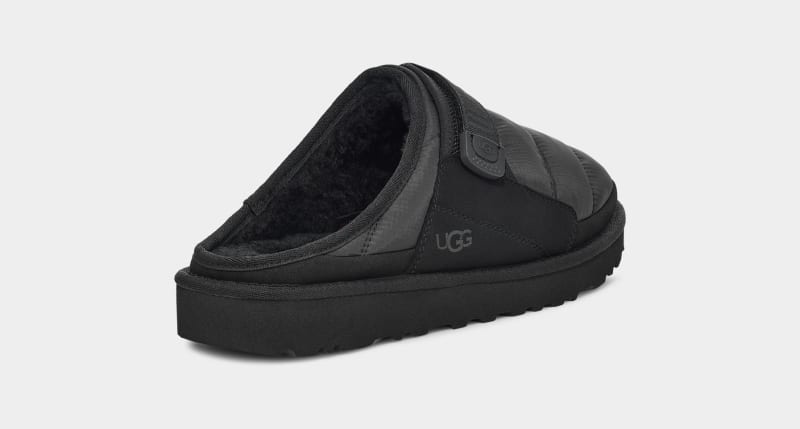 Black Ugg Dune Slip-On Lta Men's Slippers | South Africa-4650278