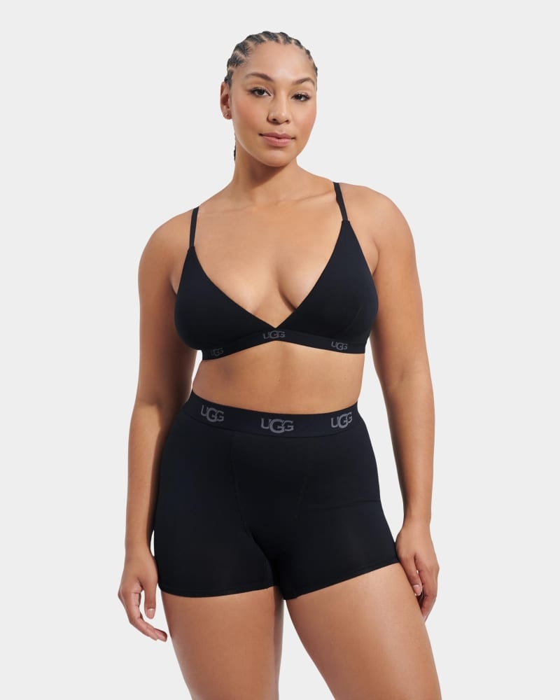 Black Ugg Francis Bralette Women's Underwear | South Africa-8269374