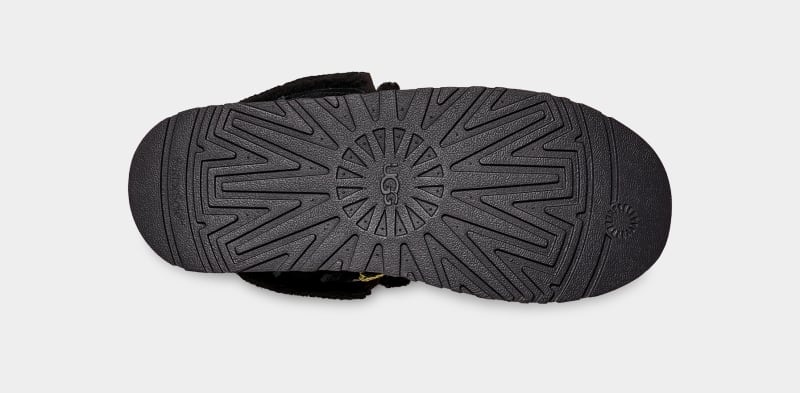 Black Ugg Funkarra Cabin Cuff Women's Sneakers | South Africa-0596413