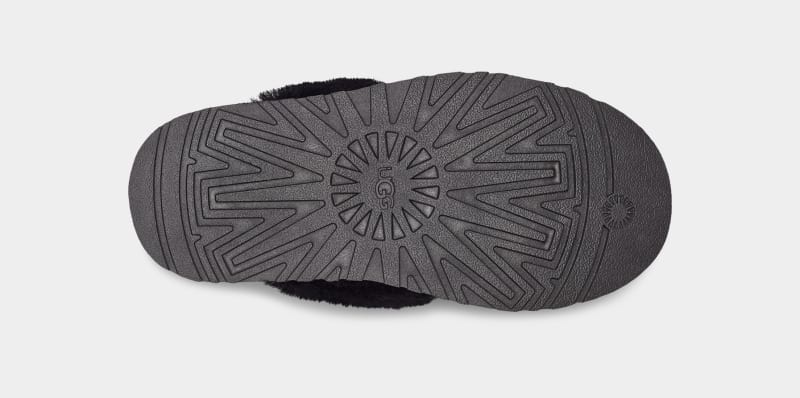 Black Ugg Funkette Women's Slippers | South Africa-0218957