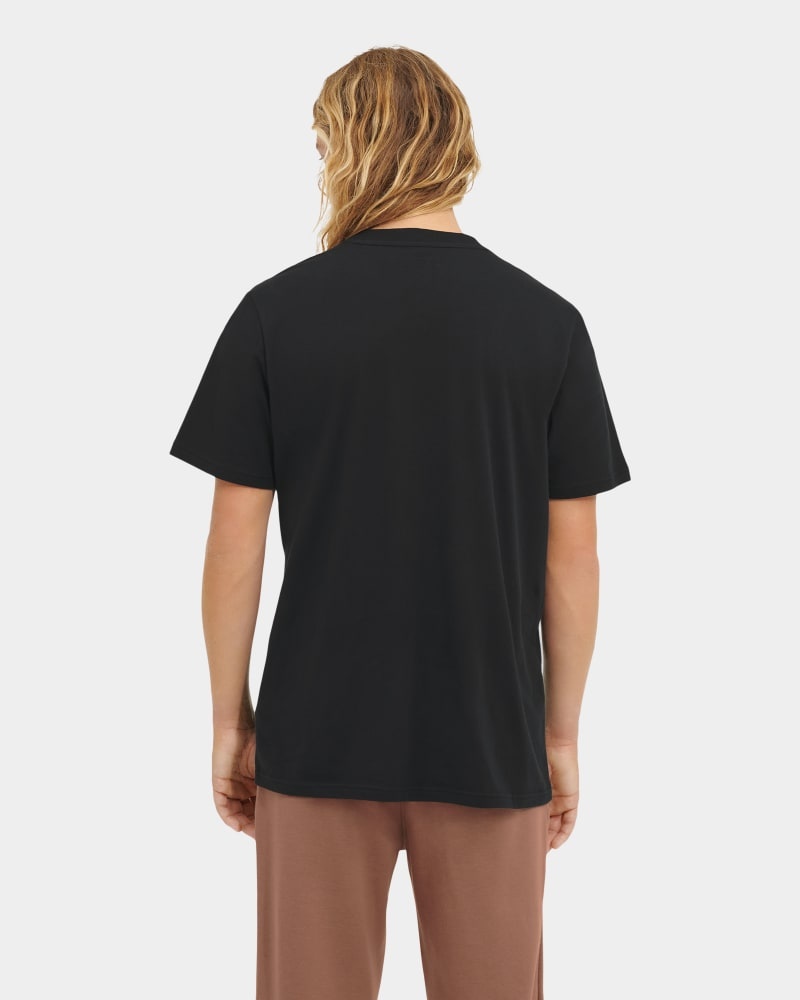 Black Ugg Garrett Crewneck Men's Tops | South Africa-6582401