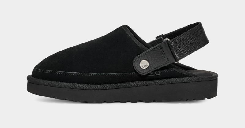 Black Ugg Goldencoast Men's Clogs | South Africa-3910576