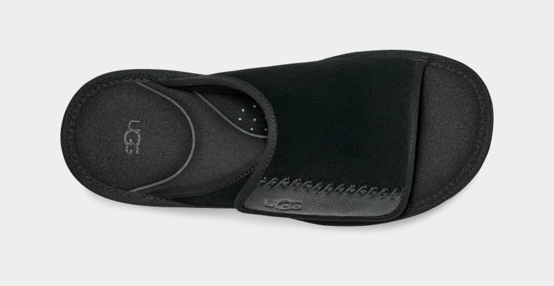 Black Ugg Goldencoast Men's Slides | South Africa-8493517