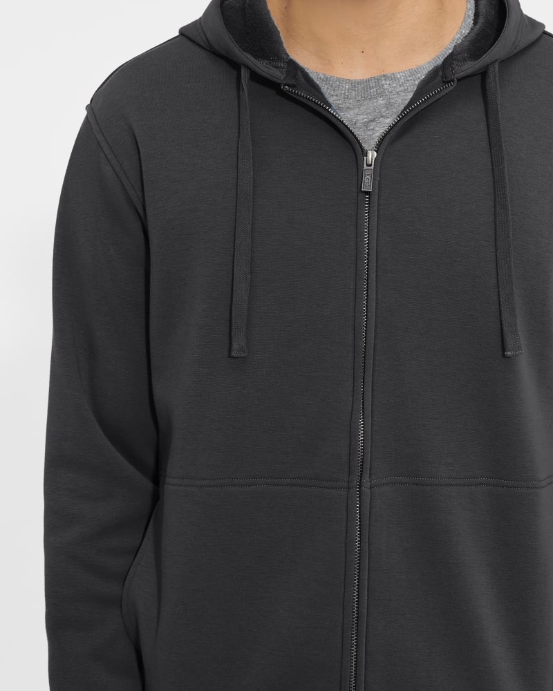 Black Ugg Gordon Zipped Men's Hoodie | South Africa-8960724