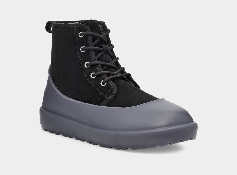 Black Ugg Guard Men's Boots | South Africa-5139680