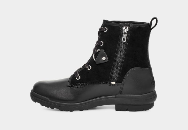 Black Ugg Hapsburg Hiker Women's Ankle Boots | South Africa-4587921