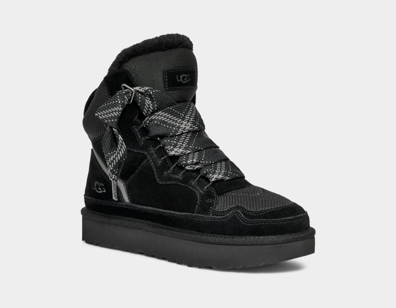 Black Ugg Highmel Women's Sneakers | South Africa-6473082