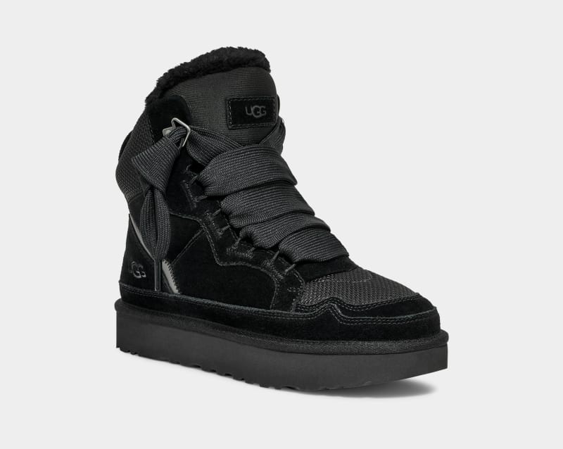 Black Ugg Highmel Women's Sneakers | South Africa-6473082