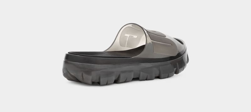 Black Ugg Jella Clear Women's Slides | South Africa-0138769