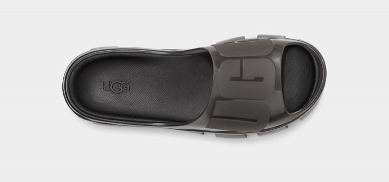 Black Ugg Jella Clear Women's Slides | South Africa-0138769