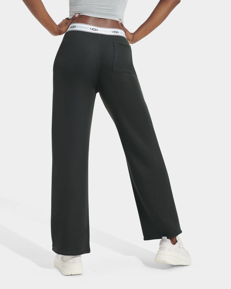 Black Ugg Judie Wide Leg Women's Pants | South Africa-8629307