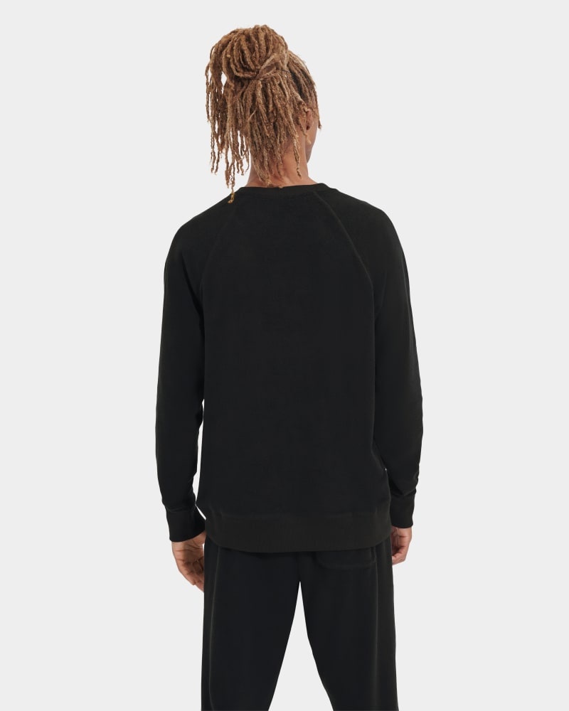 Black Ugg Kamryn Crewneck Men's Sweatshirts | South Africa-1825306