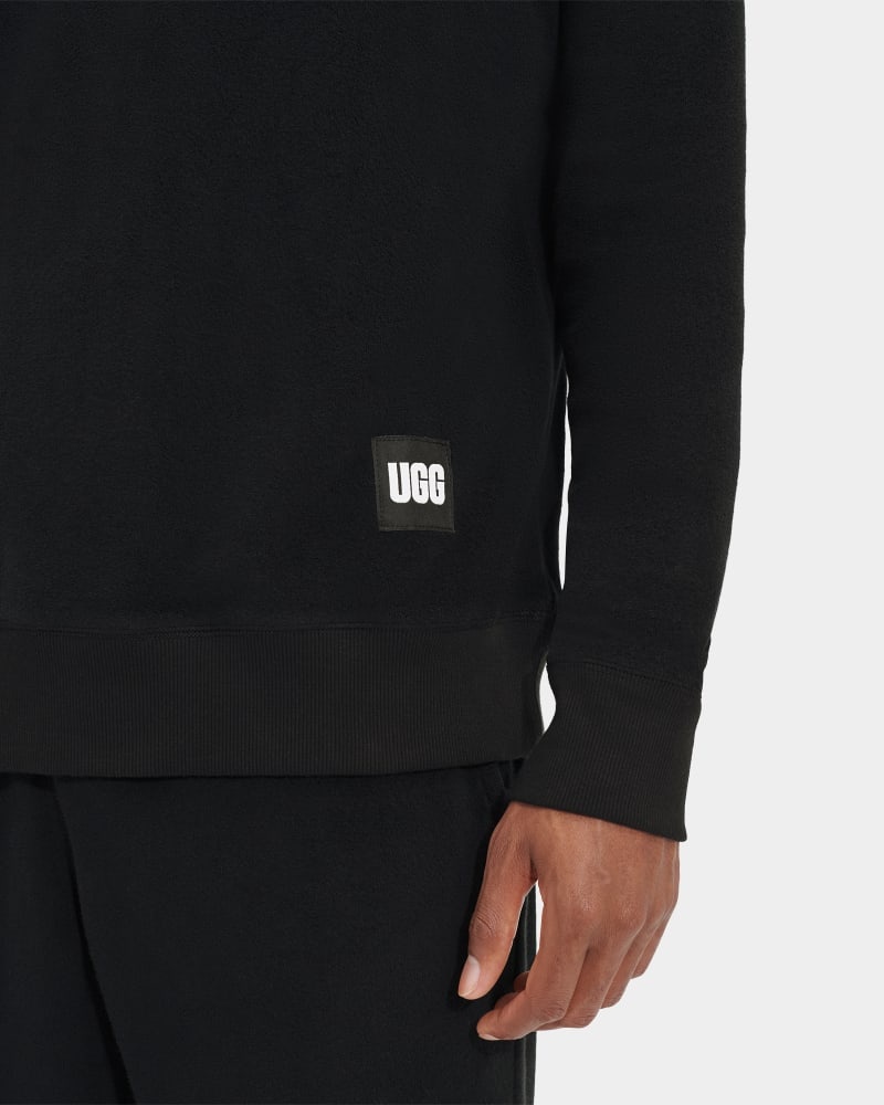 Black Ugg Kamryn Crewneck Men's Sweatshirts | South Africa-1825306