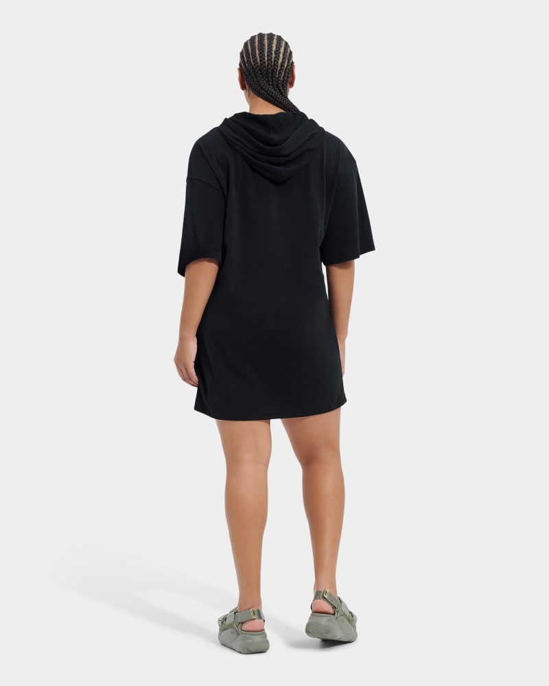 Black Ugg Kassey Hooded T Shirt Women's Dress | South Africa-6290547