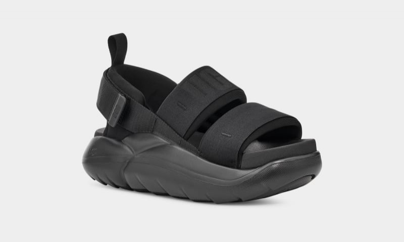 Black Ugg La Cloud Sport Women's Sandals | South Africa-1563720