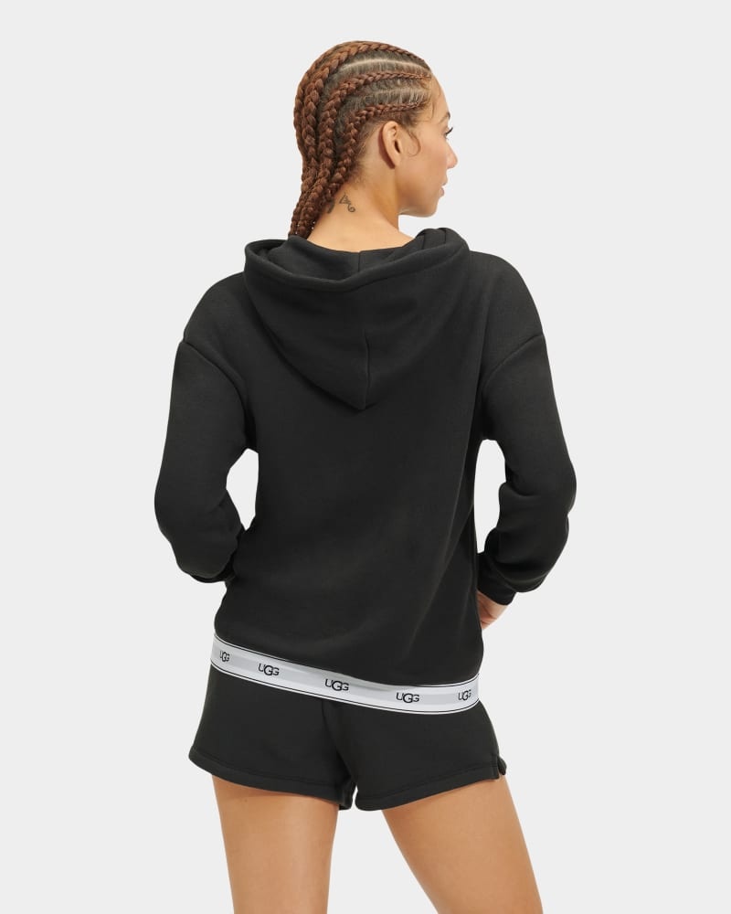 Black Ugg Lawna Women's Sweatshirts | South Africa-8670215